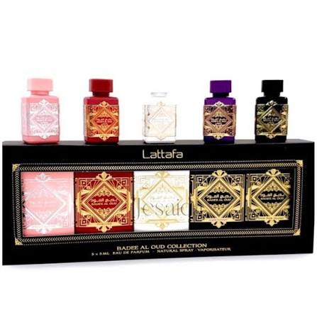 Set Lattafa Mini Badee Al Oud Collection ( 5 PC ) 0.17 EDP SP